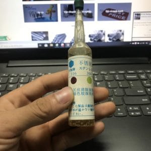 Thuốc thử inox 304 và inox 316