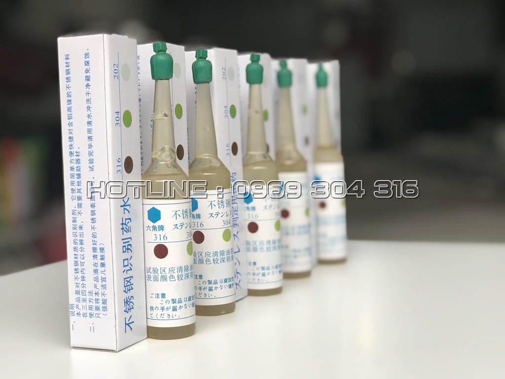 Phân Biệt Inox 304 316 bằng thuốc - Ảnh 3