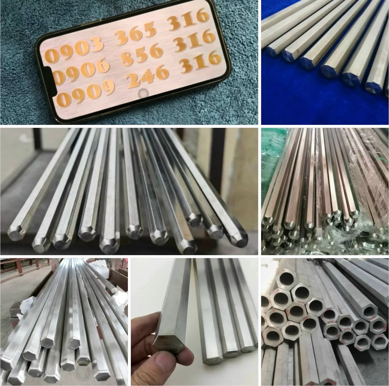 Inox Lục Giác Phi 24