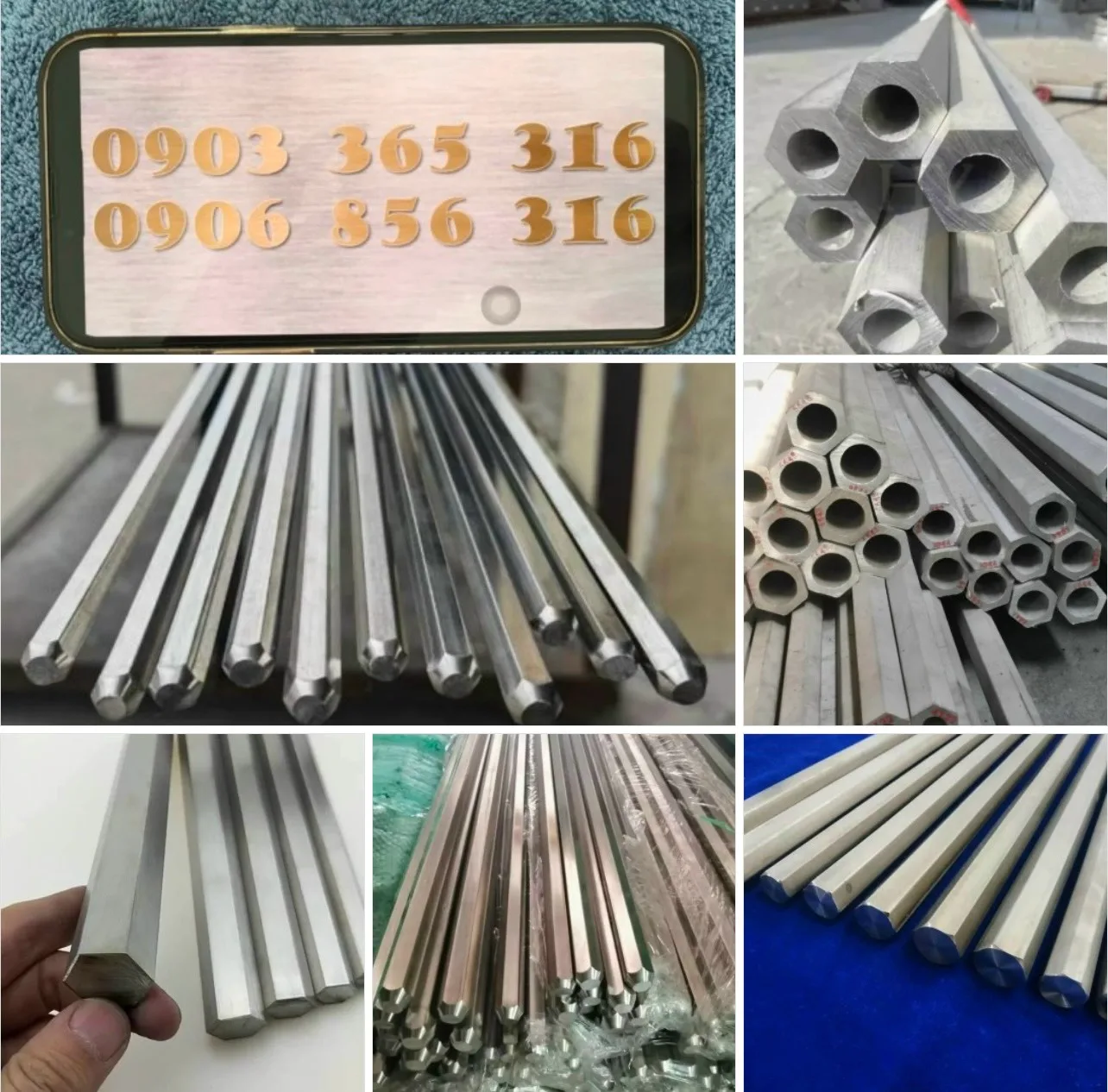 Inox Lục Giác 304 Phi 37