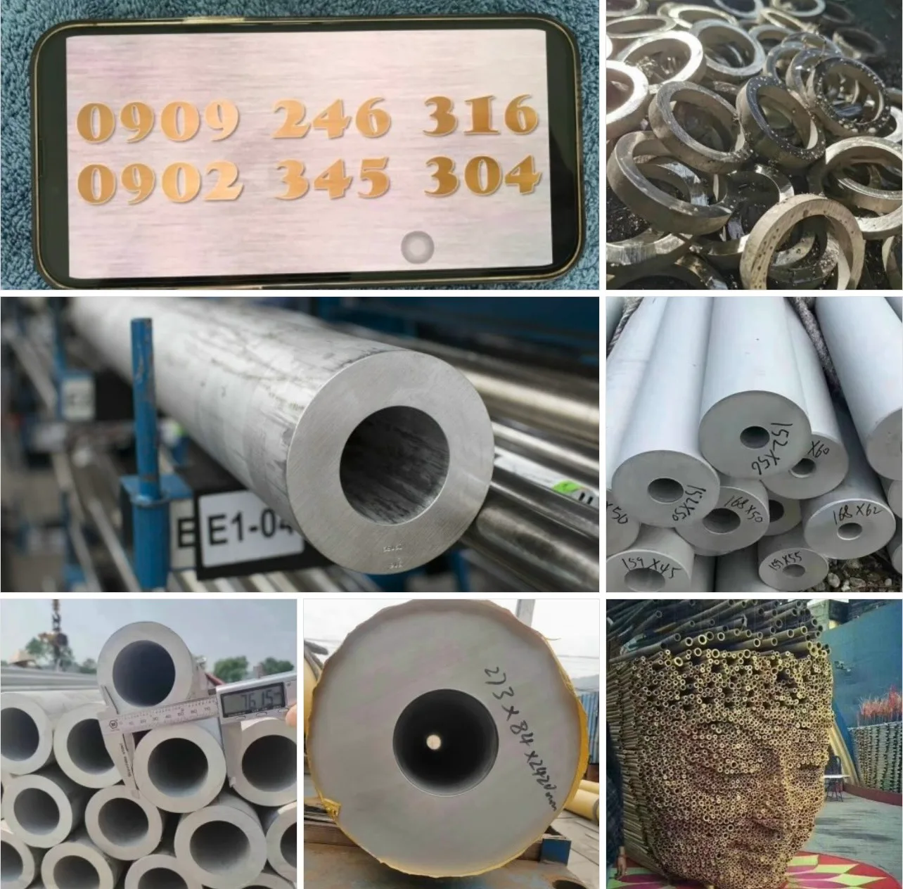 Ống Inox (273,0 x 6 x 6000)mm