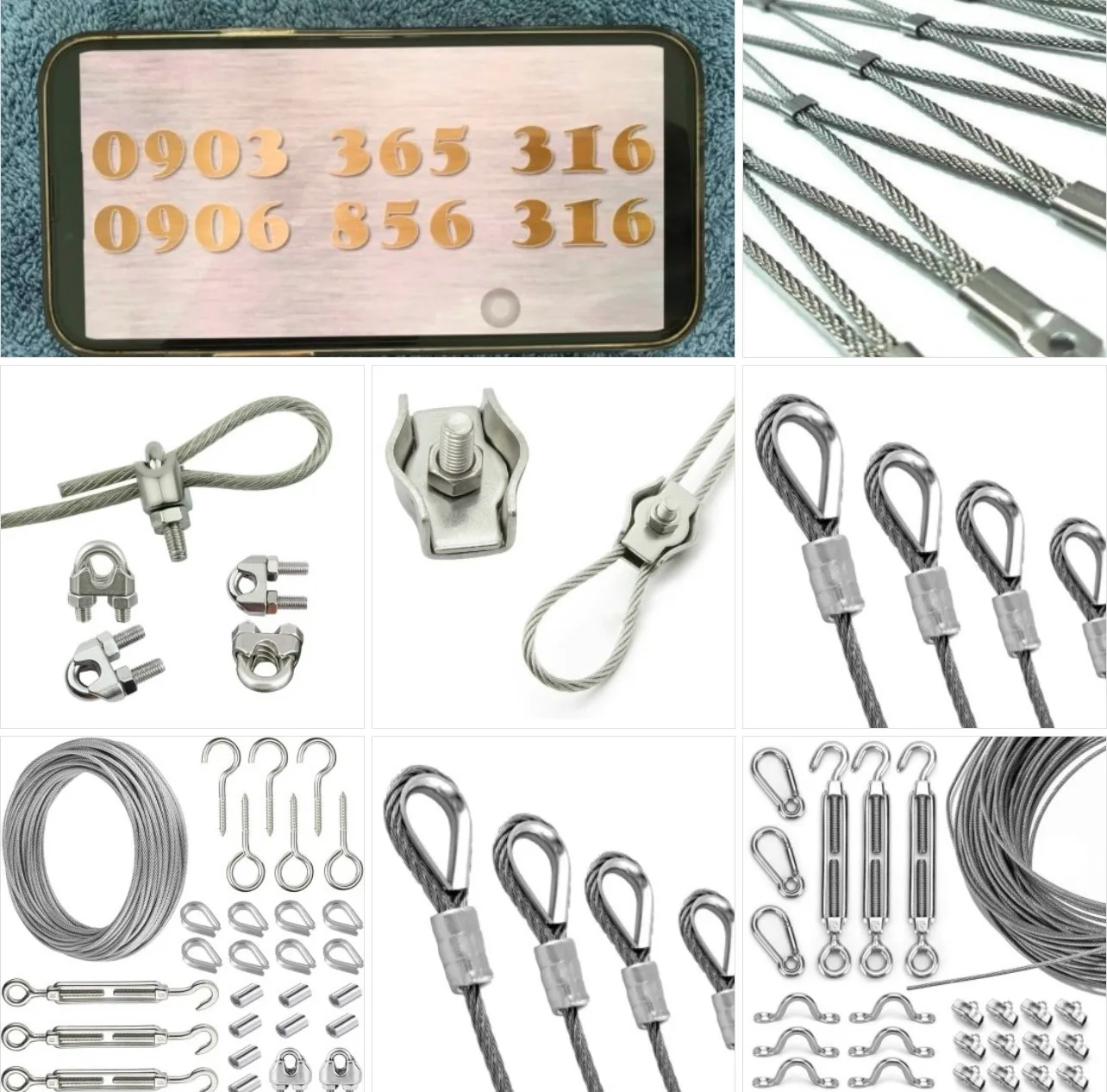 Dây Cáp Inox 304 46mm