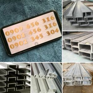 U Đúc Inox 50 x 100