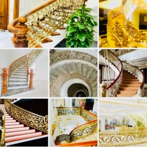 cổng nhôm đúc giá rẻ
