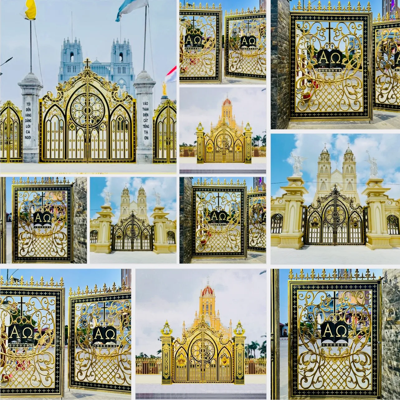 mẫu lan can nhôm đúc đẹp