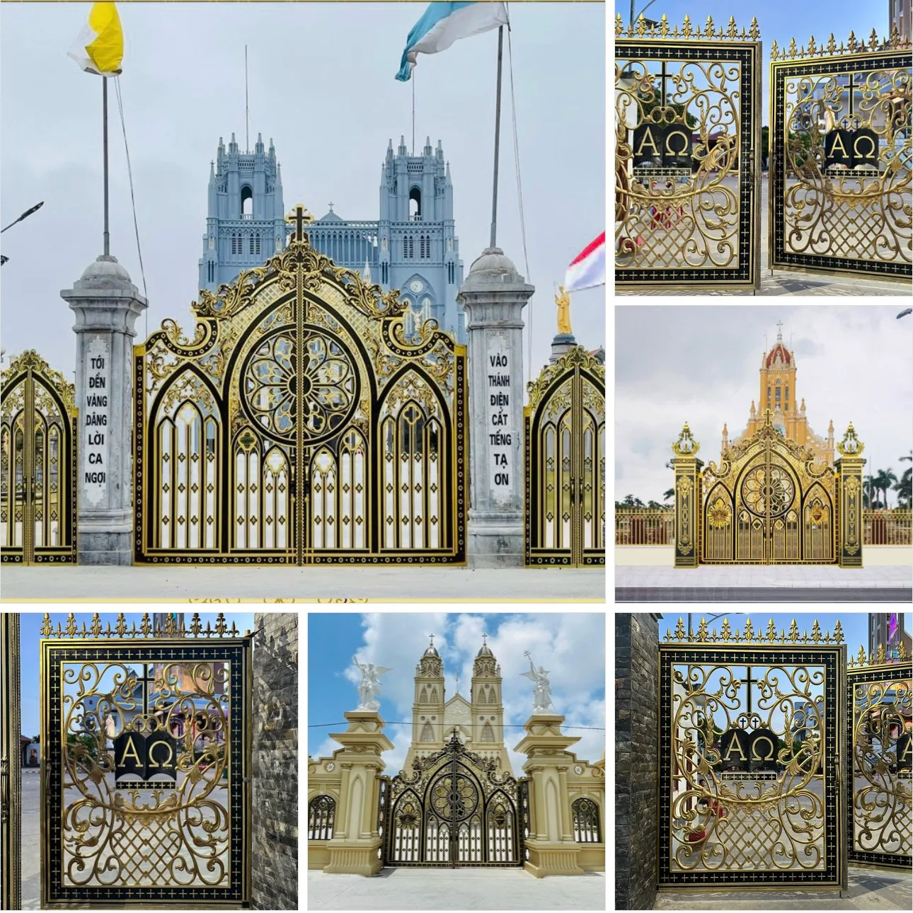 lan can cau thang nhom duc